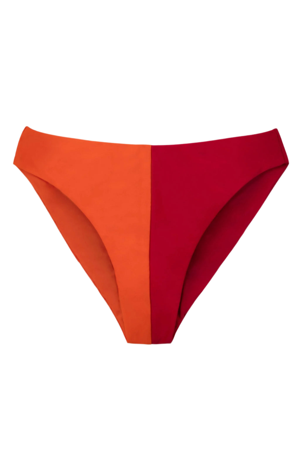 Red Bikini Bottoms | UPF 50+ Fabrics | WET Swimwear