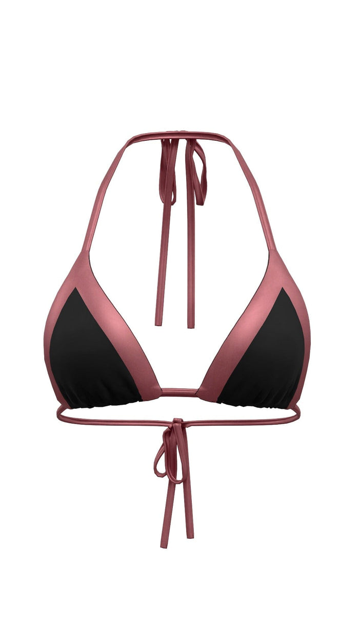 Ellie Colorblock Triangle Bikini Top
