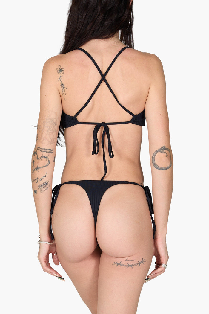 Twiggy Bandeau Crossback Bikini Top