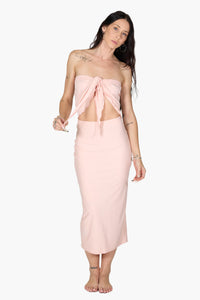 Skylar Pink Midi Skirt