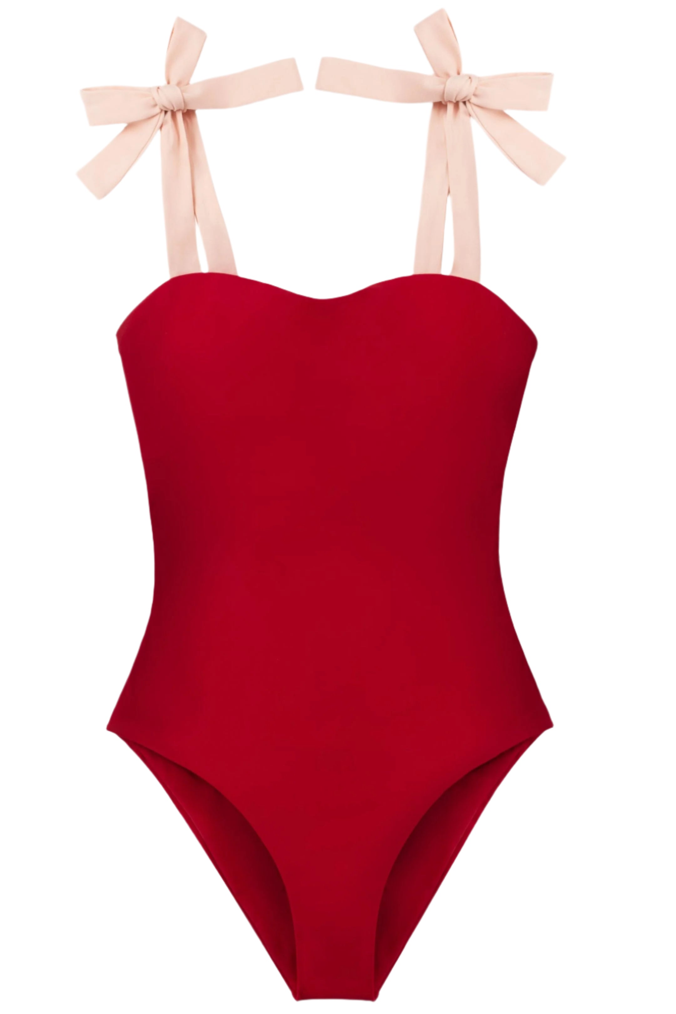 Tie-Shoulder One-Piece Swimsuit Quality WET Swimwear